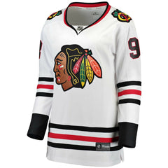 Connor Bedard Chicago Blackhawks Fanatics Women's Away Breakaway Jersey - White - NHL 200398905