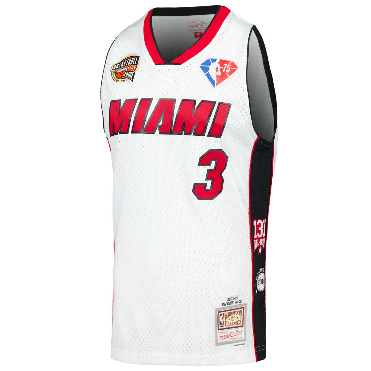 Dwyane Wade Miami Heat Unisex Hall of Fame Class of 2023 Throwback Swingman Jersey White | Mitchell & Ness Near Me
