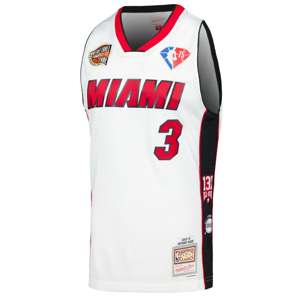 Dwyane Wade Miami Heat Unisex Hall of Fame Class of 2023 Throwback Swingman Jersey White | Mitchell & Ness Near Me