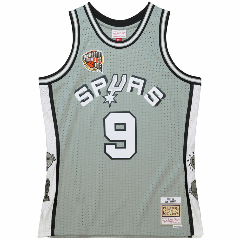 Tony Parker San Antonio Spurs Unisex Hall of Fame Class of 2023 Throwback Swingman Jersey Gray | Mitchell & Ness US