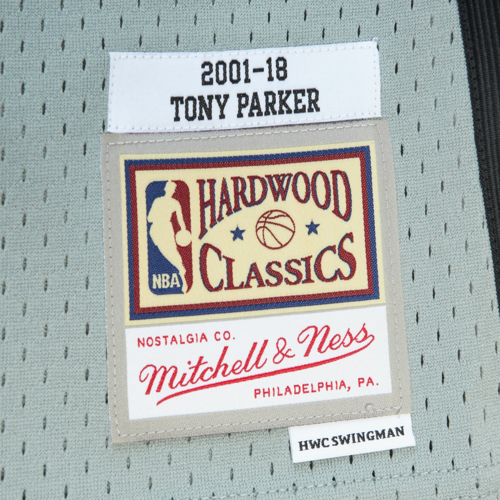 Tony Parker San Antonio Spurs Unisex Hall of Fame Class of 2023 Throwback Swingman Jersey Gray | Mitchell & Ness US