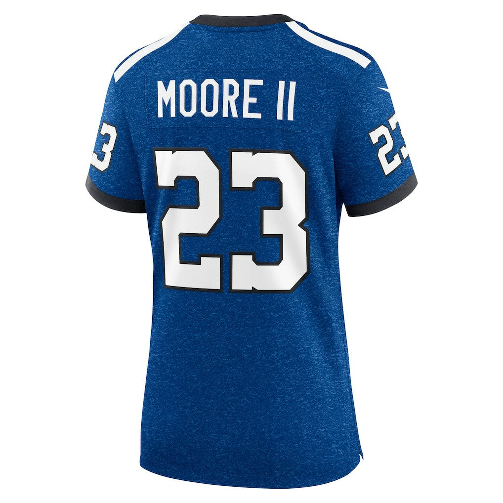 Nike Kenny Moore II Indianapolis Colts Women's Indiana Nights Alternate Game Jersey Royal
