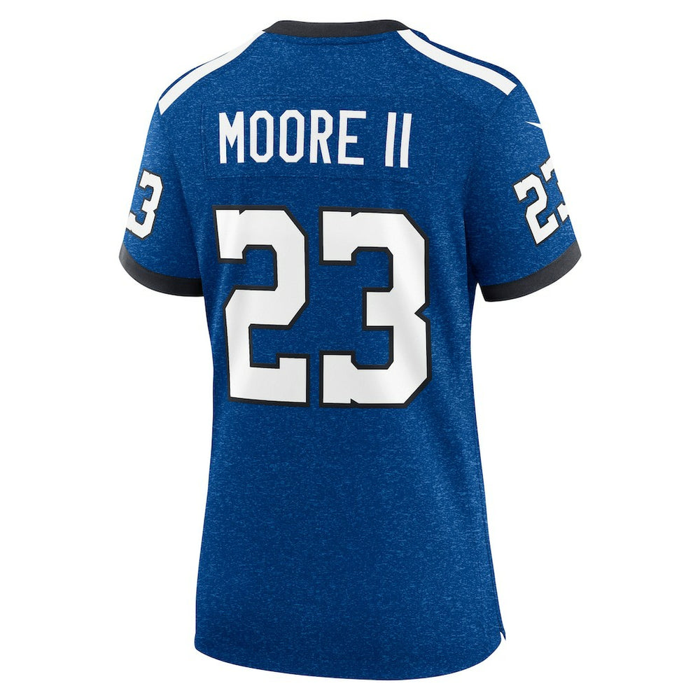 Nike Kenny Moore II Indianapolis Colts Women's Indiana Nights Alternate Game Jersey Royal