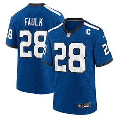 Nike Marshall Faulk Indianapolis Colts Retired Player Alternate Game Jersey Blue
