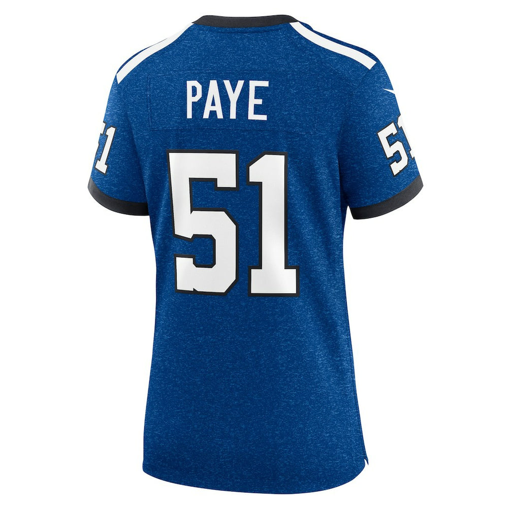 Nike Kwity Paye Indianapolis Colts Women's Indiana Nights Alternate Game Jersey Royal