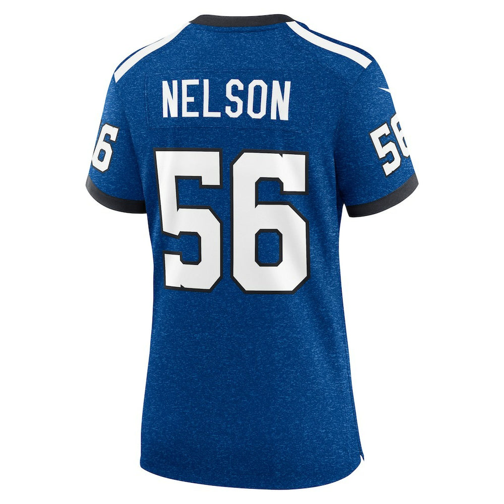 Nike Quenton Nelson Indianapolis Colts Women's Indiana Nights Alternate Game Jersey Royal