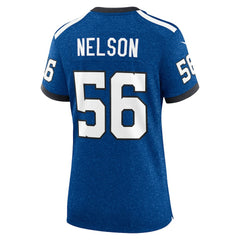 Nike Quenton Nelson Indianapolis Colts Women's Indiana Nights Alternate Game Jersey Royal