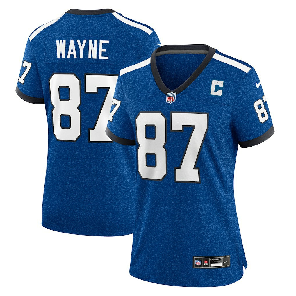 Nike Reggie Wayne Indianapolis Colts Women's Indiana Nights Alternate Game Jersey Royal