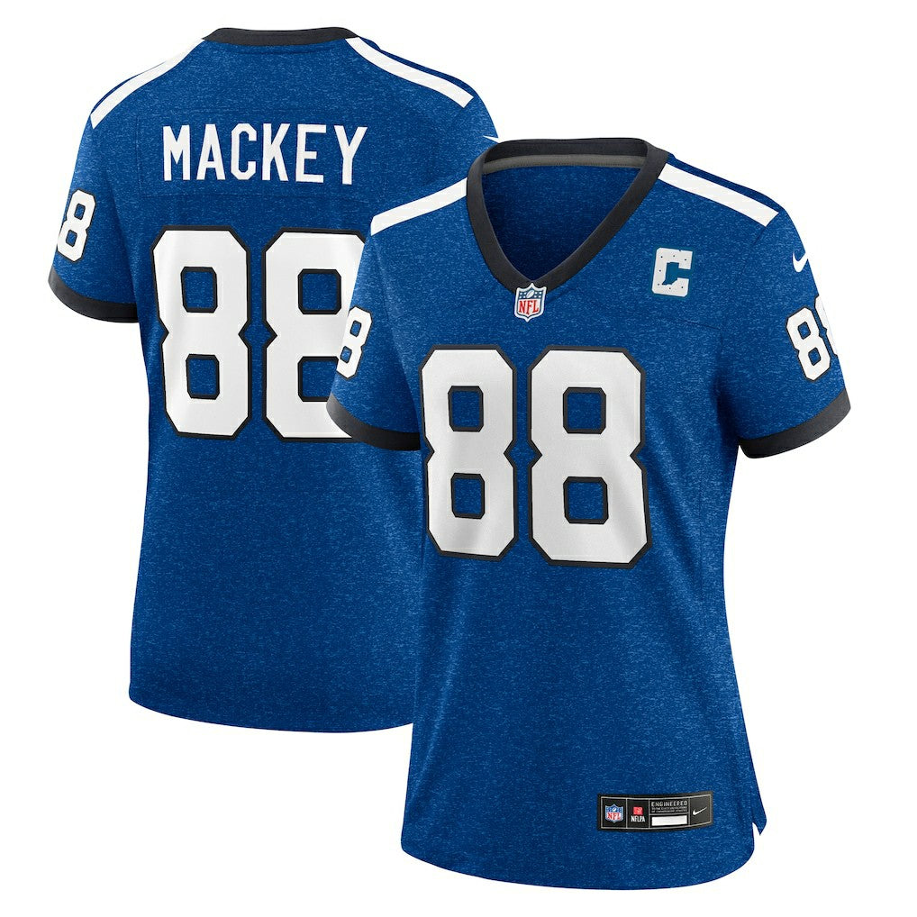 Nike John Mackey Indianapolis Colts Women's Indiana Nights Alternate Game Jersey Royal