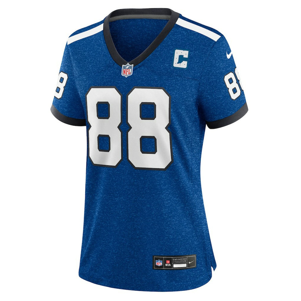 Nike John Mackey Indianapolis Colts Women's Indiana Nights Alternate Game Jersey Royal