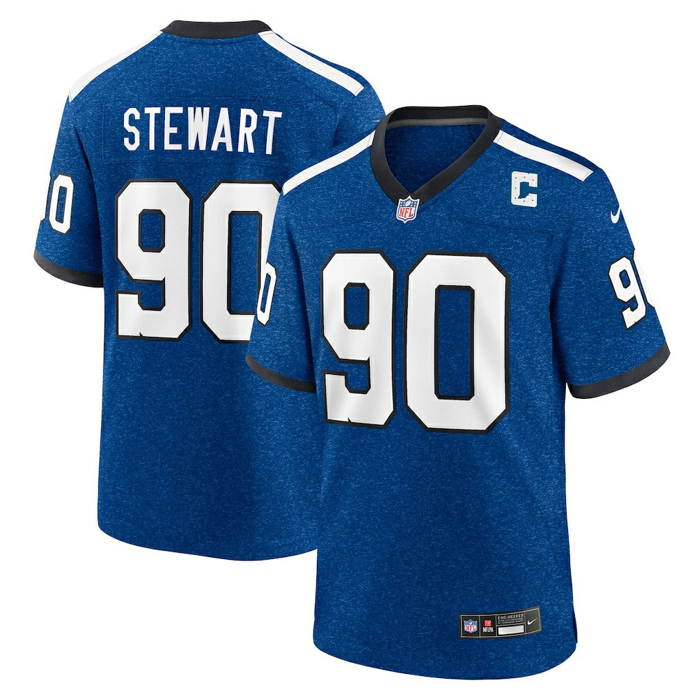 Nike Grover Stewart Indianapolis Colts Alternate Game Jersey Blue