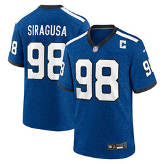 Nike Tony Siragusa Indianapolis Colts Retired Player Alternate Game Jersey Blue