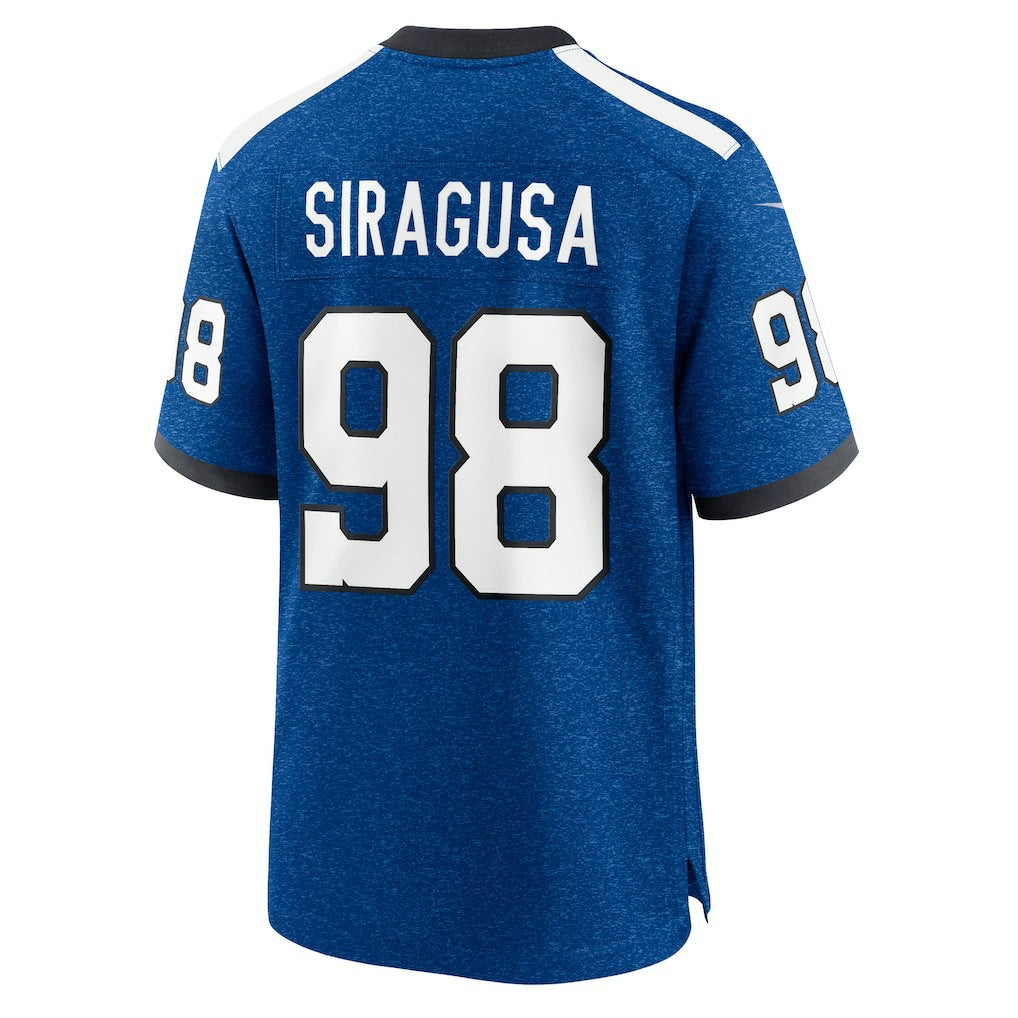 Nike Tony Siragusa Indianapolis Colts Retired Player Alternate Game Jersey Blue
