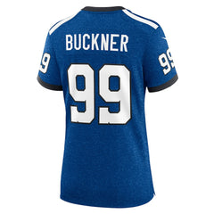 Nike DeForest Buckner Indianapolis Colts Women's Indiana Nights Alternate Game Jersey Royal