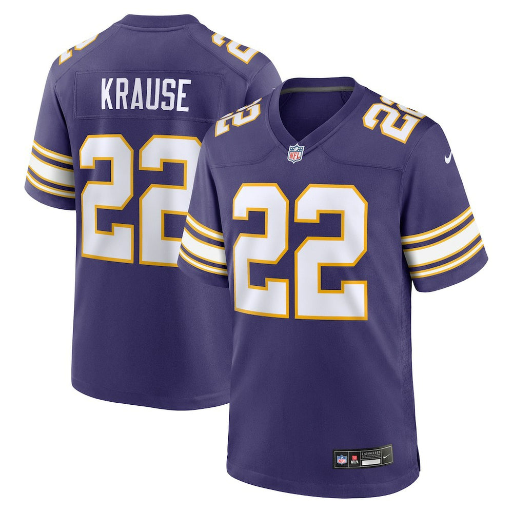 Nike Paul Krause Minnesota Vikings Retired Player Alternate Game Jersey Purple