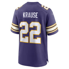 Nike Paul Krause Minnesota Vikings Retired Player Alternate Game Jersey Purple