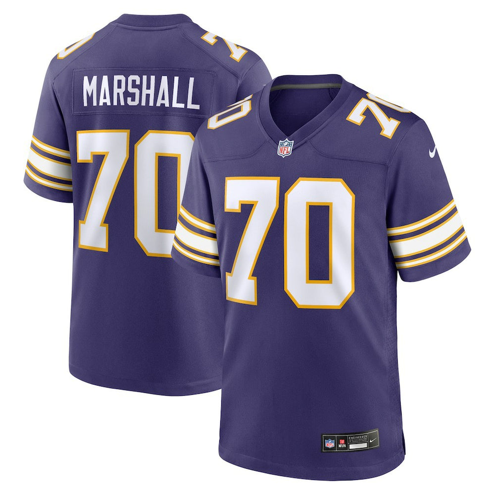 Nike Jim Marshall Minnesota Vikings Retired Player Alternate Game Jersey Purple