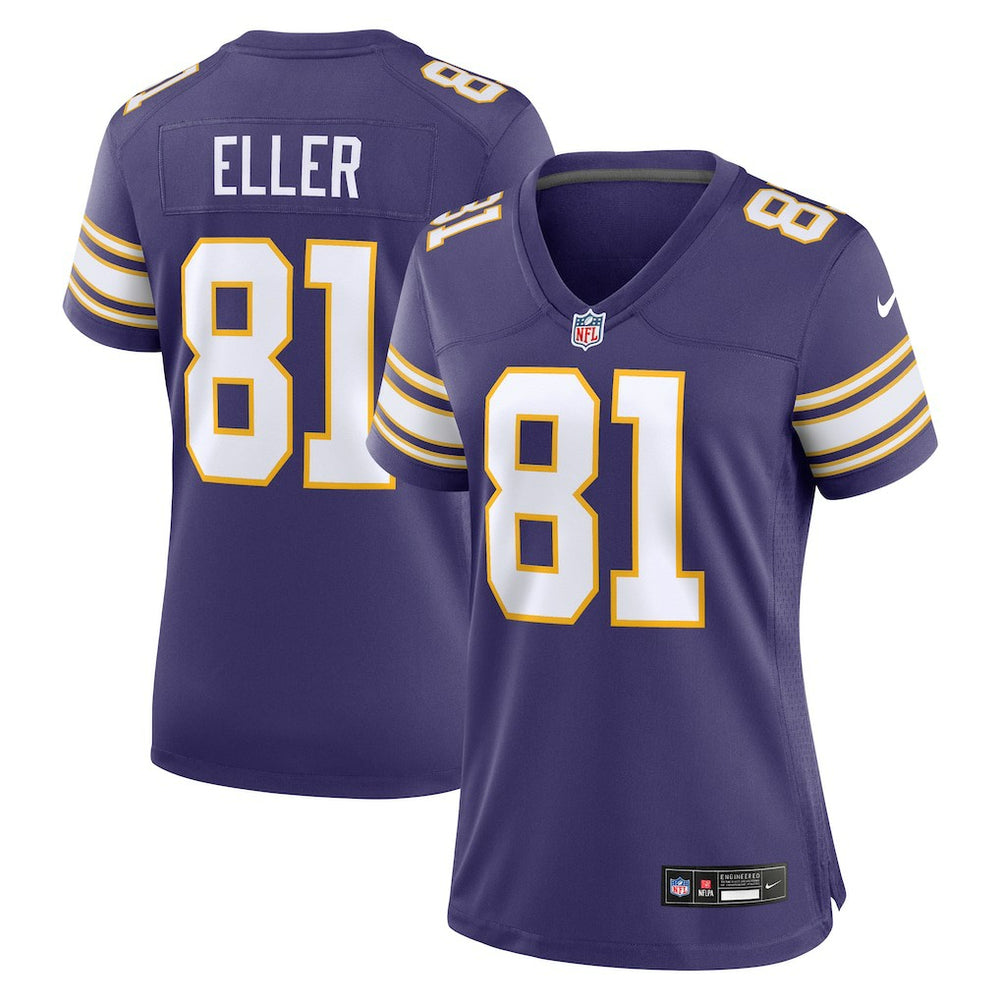 Nike Carl Eller Minnesota Vikings Women's Classic Retired Player Jersey Purple