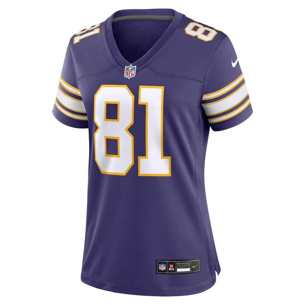 Nike Carl Eller Minnesota Vikings Women's Classic Retired Player Jersey Purple
