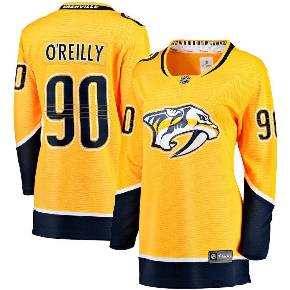 Ryan O'Reilly Nashville Predators Fanatics Women's Breakaway Jersey - Gold - NHL 200402731