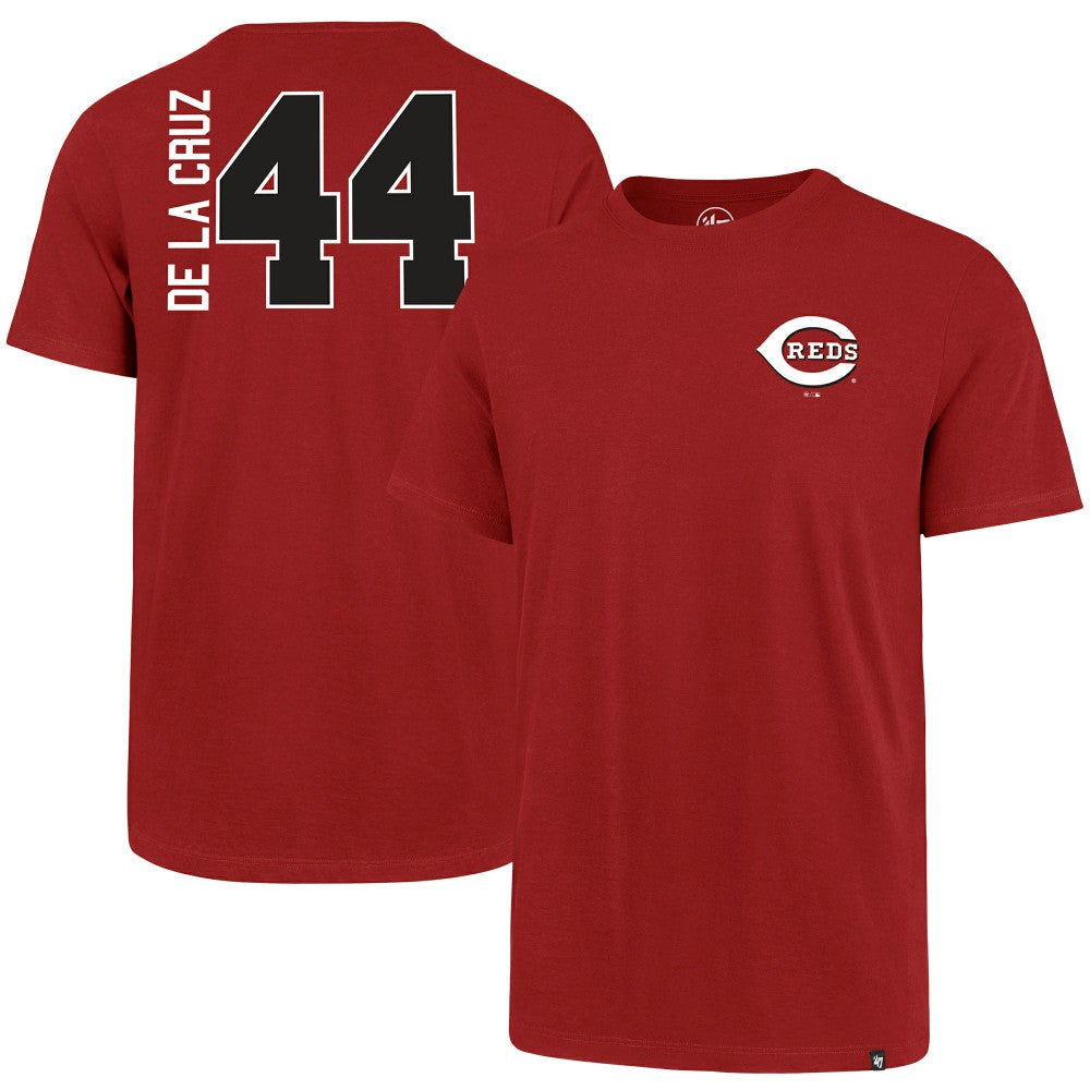 Elly De La Cruz Cincinnati Reds '47 Name & Number T-Shirt - Red - 47 brand Discount