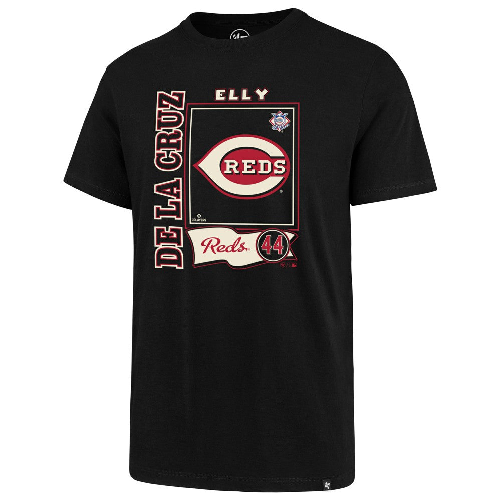 Elly De La Cruz Cincinnati Reds '47 Graphic T-Shirt - Black - 47 brand on Sale