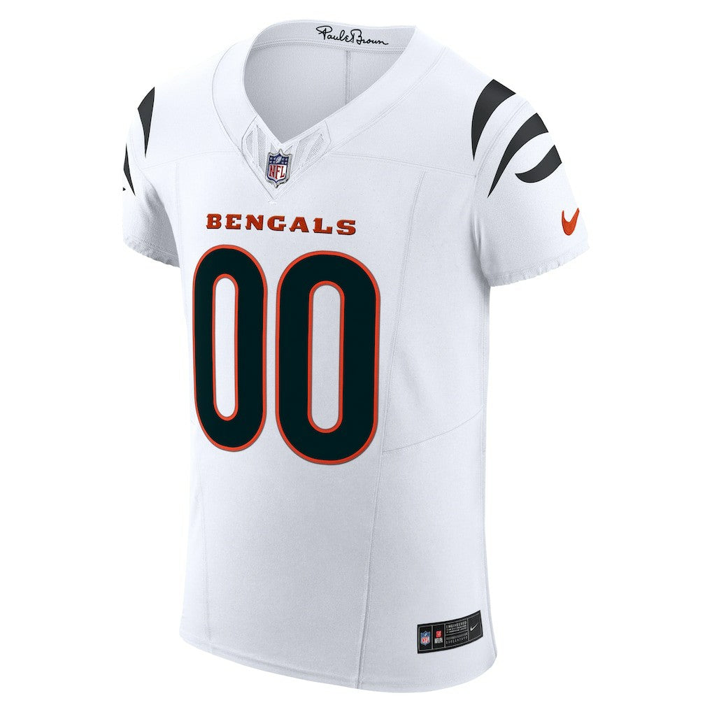 Nike Cincinnati Bengals Vapor F.U.S.E. Elite Custom Jersey White