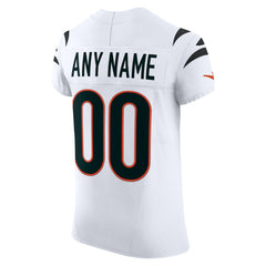 Nike Cincinnati Bengals Vapor F.U.S.E. Elite Custom Jersey White