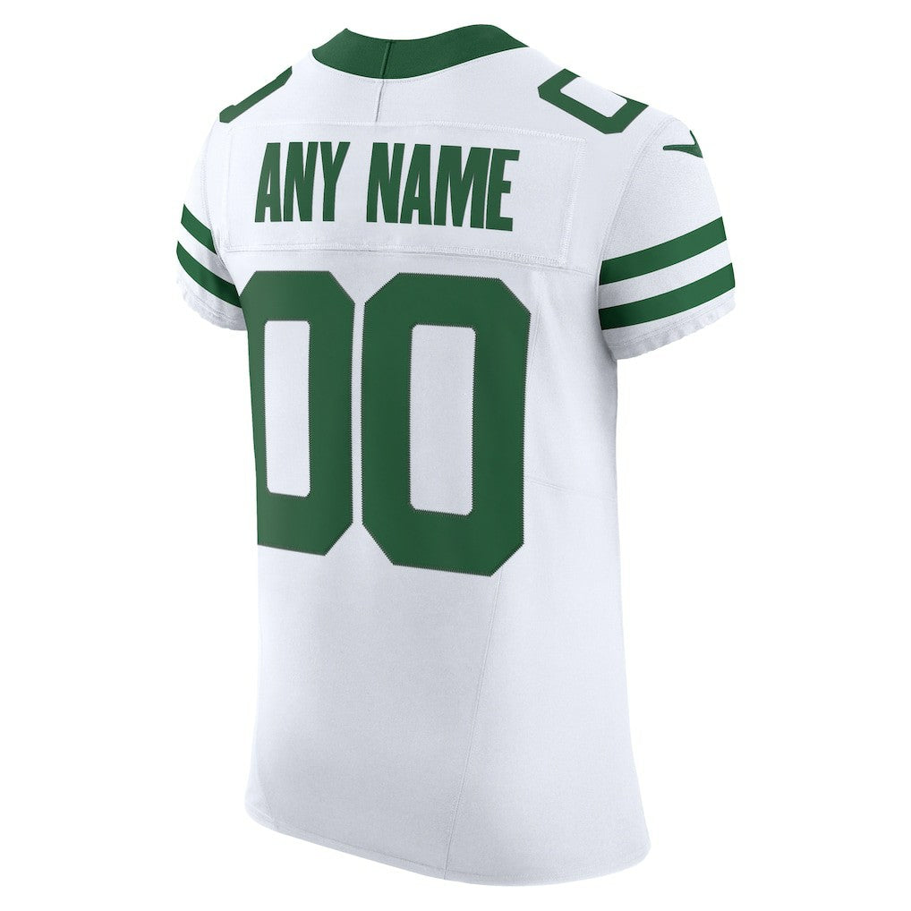 Nike New York Jets Vapor F.U.S.E. Elite Custom Jersey White