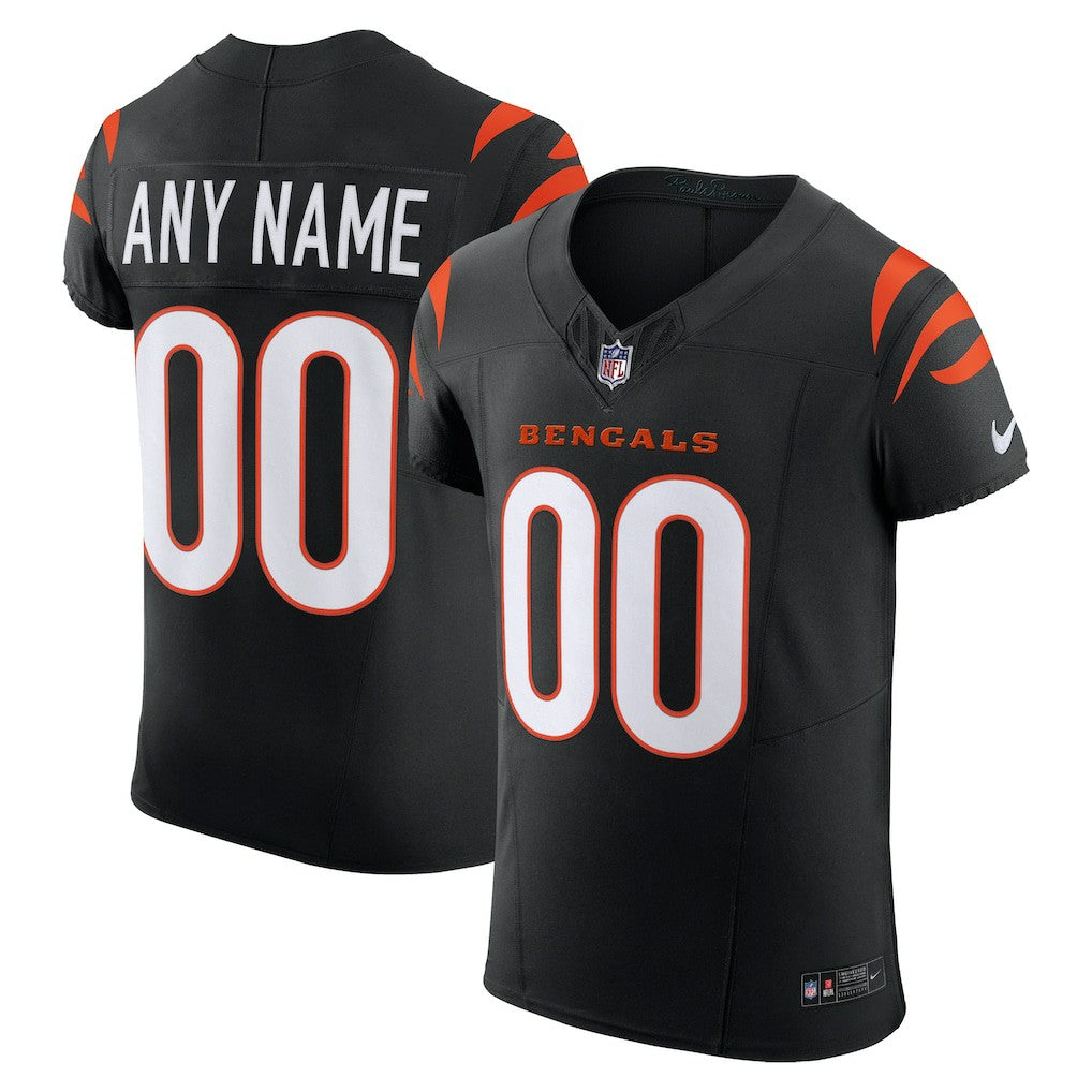 Nike Cincinnati Bengals Team Vapor F.U.S.E. Elite Custom Jersey Black