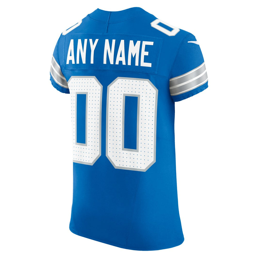 Nike Detroit Lions Team Vapor F.U.S.E. Elite Custom Jersey Blue