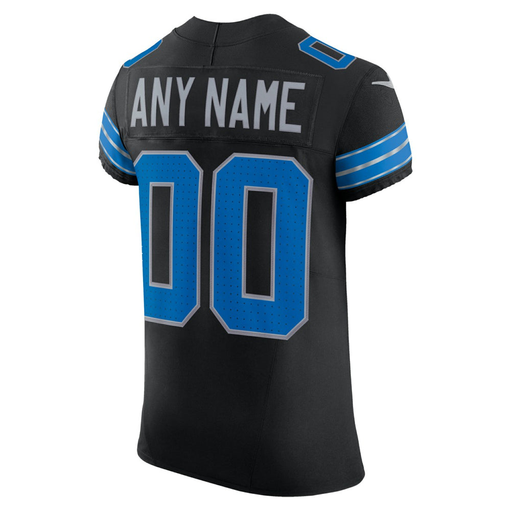 Nike Detroit Lions Alternate Vapor F.U.S.E. Elite Custom Jersey Black