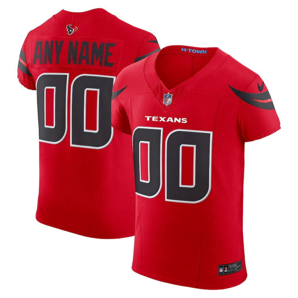 Nike Houston Texans Alternate Vapor F.U.S.E. Elite Custom Jersey Red