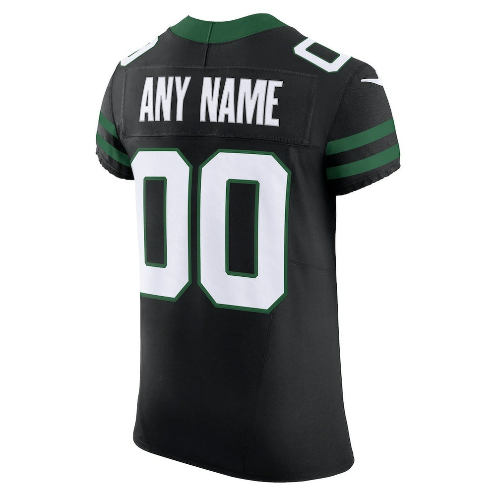 Nike New York Jets Alternate Vapor F.U.S.E. Elite Custom Jersey Legacy Black