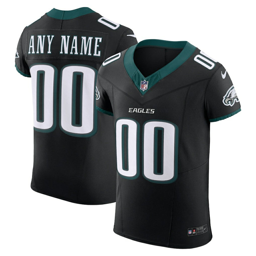Nike Philadelphia Eagles Alternate Vapor F.U.S.E. Elite Custom Jersey Black