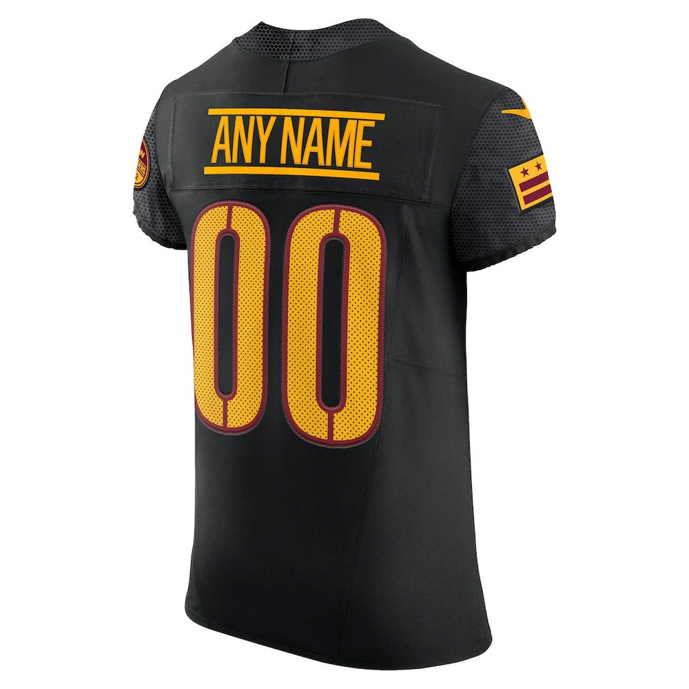 Nike Washington Commanders Alternate Vapor F.U.S.E. Elite Custom Jersey Black
