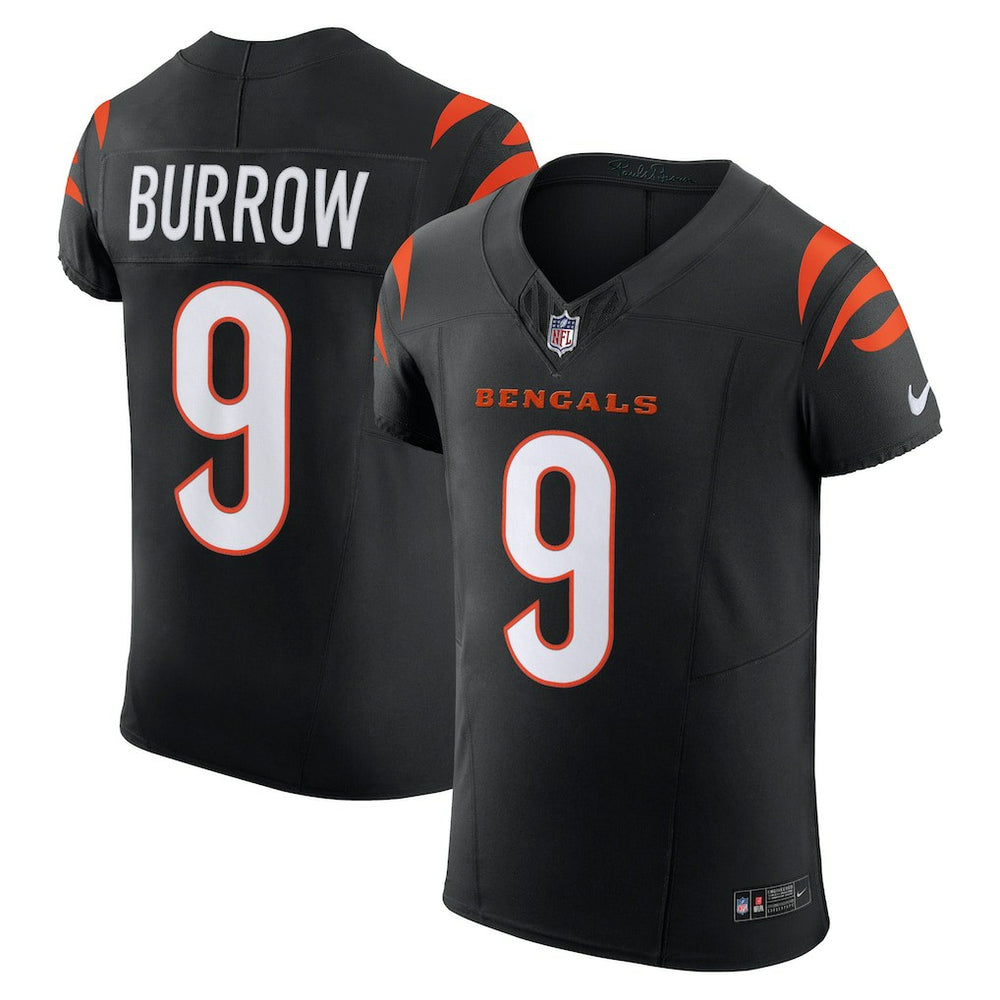 Nike Joe Burrow Cincinnati Bengals Vapor F.U.S.E. Elite Jersey Black