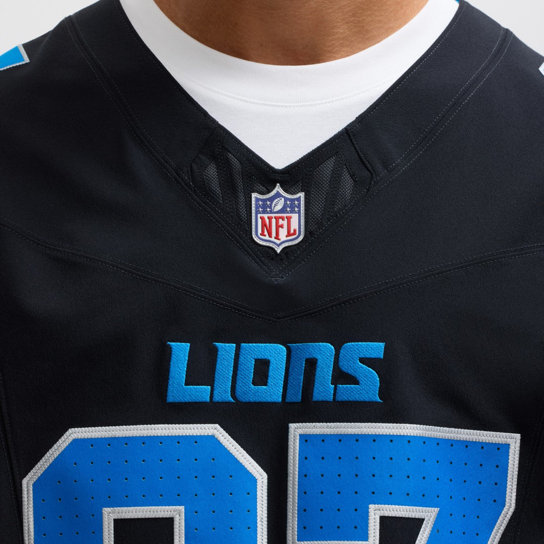 Nike Aidan Hutchinson Detroit Lions Alternate Vapor F.U.S.E. Elite Jersey Black