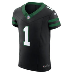 Nike Ahmad Sauce Gardner New York Jets Vapor F.U.S.E. Elite Jersey Vapor F.U.S.E. Elite Jersey Black