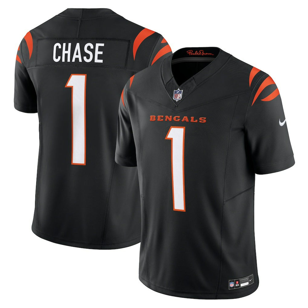 Nike Ja'Marr Chase Cincinnati Bengals Vapor F.U.S.E. Limited Jersey Black