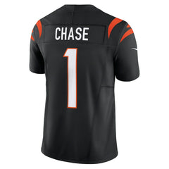 Nike Ja'Marr Chase Cincinnati Bengals Vapor F.U.S.E. Limited Jersey Black