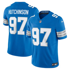 Nike Aidan Hutchinson Detroit Lions Team Vapor F.U.S.E. Limited Jersey Blue
