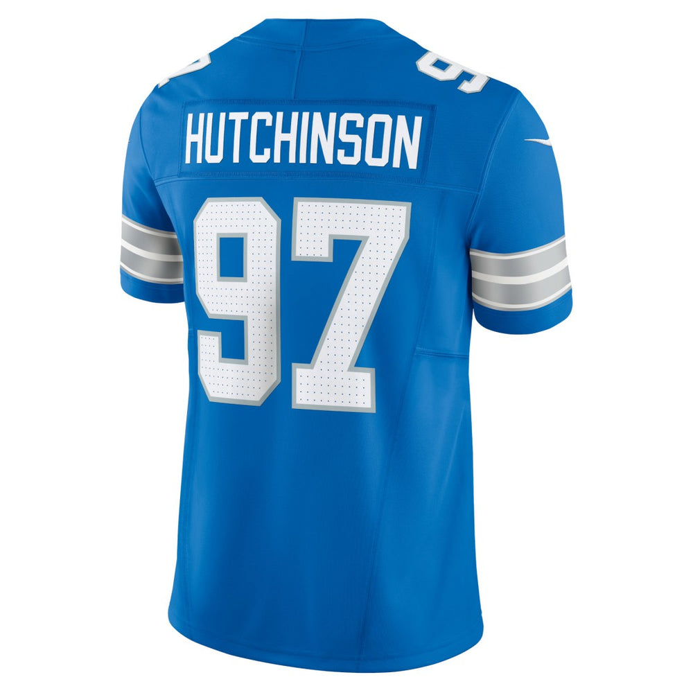 Nike Aidan Hutchinson Detroit Lions Team Vapor F.U.S.E. Limited Jersey Blue