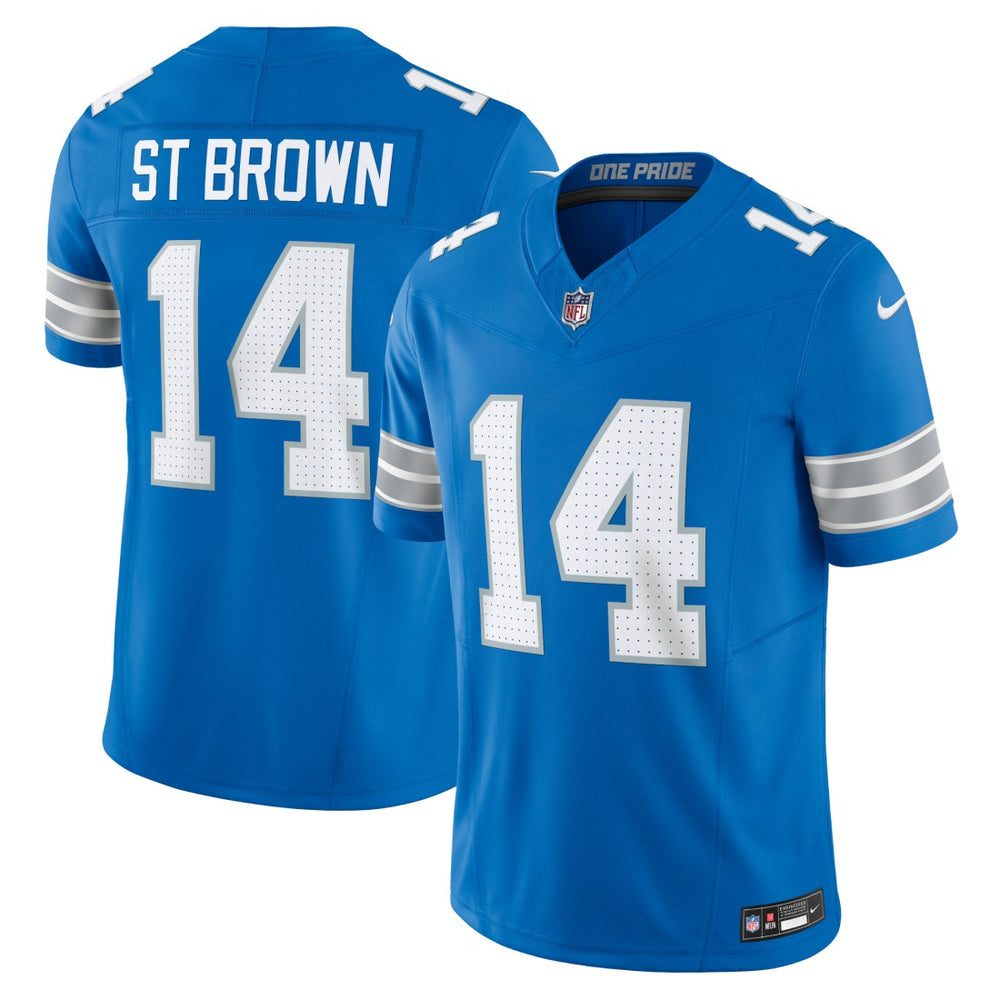 Nike Amon-Ra St. Brown Detroit Lions Vapor F.U.S.E. Limited Jersey Blue