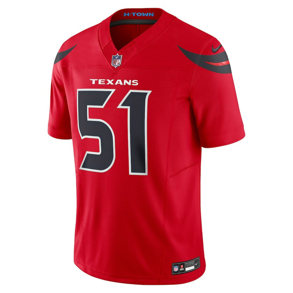 Nike Will Anderson Jr. Houston Texans Alternate Vapor F.U.S.E. Limited Jersey Red
