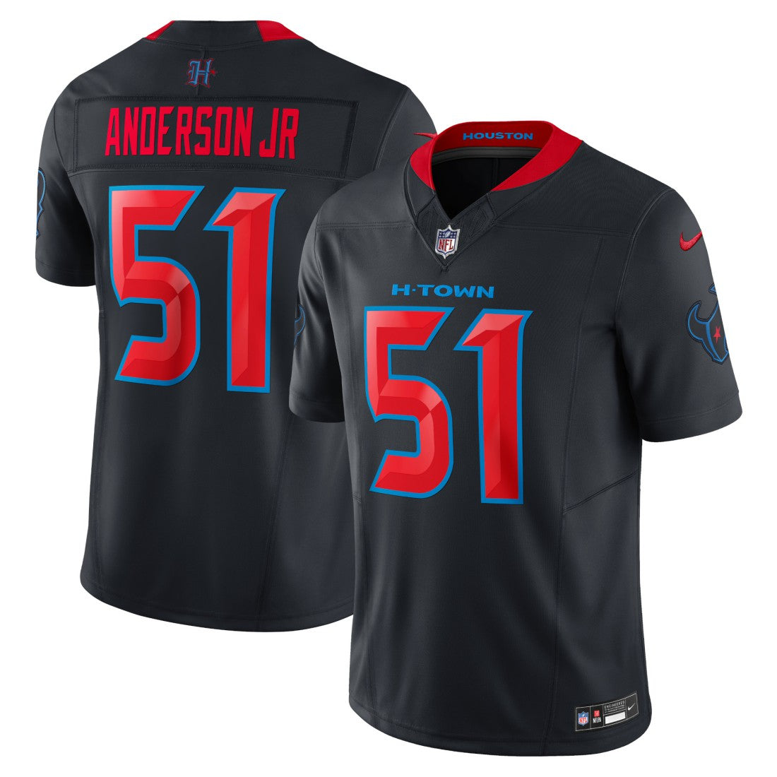 Nike Will Anderson Jr. Houston Texans 2nd Alternate Vapor F.U.S.E. Limited Jersey Navy