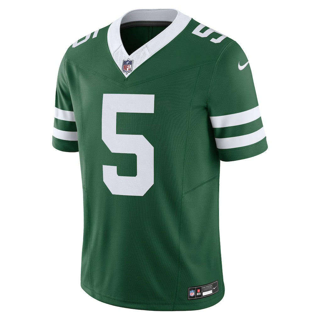 Nike Garrett Wilson New York Jets Vapor F.U.S.E. Limited Jersey Legacy Green