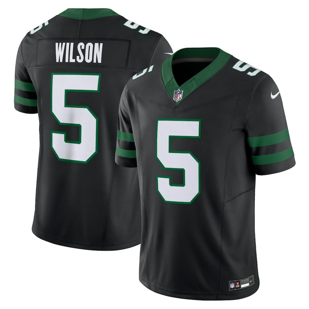 Nike Garrett Wilson New York Jets Alternate Vapor F.U.S.E. Limited Jersey Legacy Black
