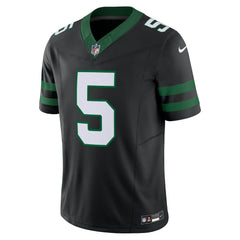 Nike Garrett Wilson New York Jets Alternate Vapor F.U.S.E. Limited Jersey Legacy Black