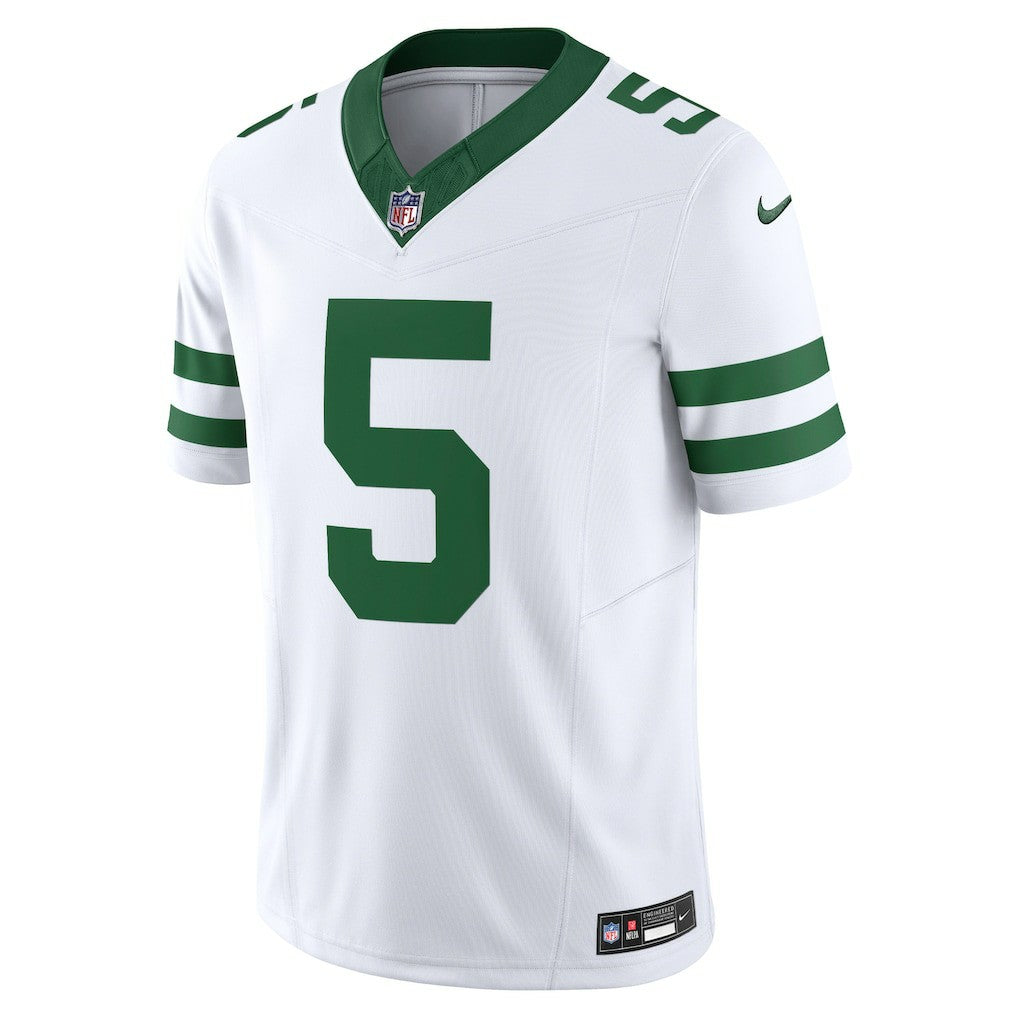 Nike Garrett Wilson New York Jets Vapor F.U.S.E. Limited Jersey Legacy White